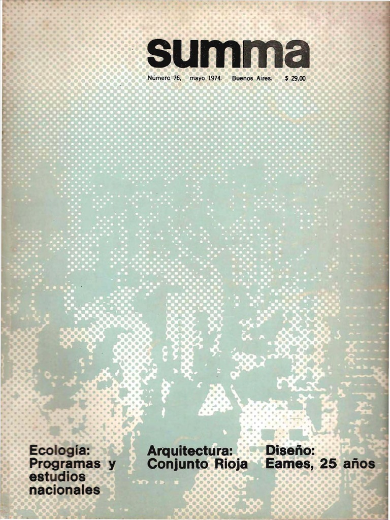 Conjunto Rioja - Summa 76-Mayo 1974 | PDF | Hormigón | Ingeniería de ...