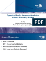 Opportunities For Cogeneration in The Alberta Electricity Market - Gopi