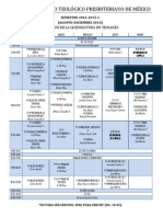 STPM - Horarios Teología 2014-2015-17