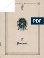 Proposal To Found Rose-Croix University (1934)