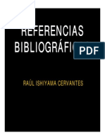 Referencias Bibliográficas Raul Ishiyama
