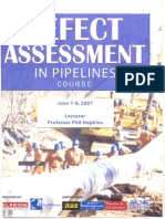 Defect Assessment in Pipelines Course