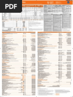 Tabela Geral Tarifas Completa