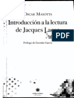 Oscar Masotta-Introduccion A La Lectura de Lacan