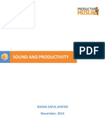 Research Sound Productivity