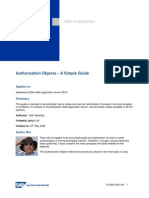 Authorization Objects - A Simple Guide
