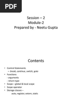 Session - 2 Module-2 Prepared by - Neetu Gupta