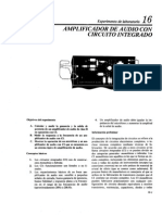 16 Amplificador de Audio Con Circuito Integrado PDF