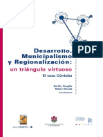 Desarrollo Municipalismo y Regionalizacion