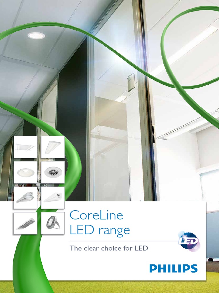 CoreLine LED Brochure 2013 | PDF | Light Emitting Diode | Lighting