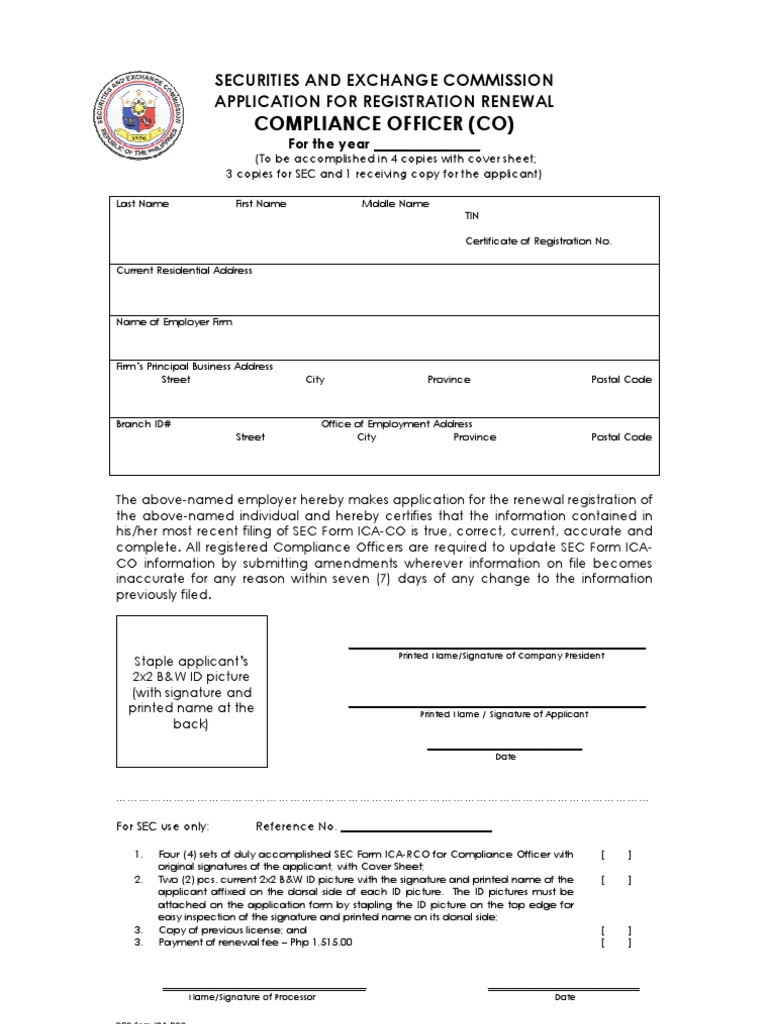 SEC Form ICARCO PDF U.S. Securities And Exchange Commission