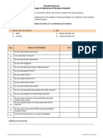 Questionnaire Bi PDF