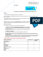 Assignment 3 Organisations Info Guide (P3, P4 M2 & D1)