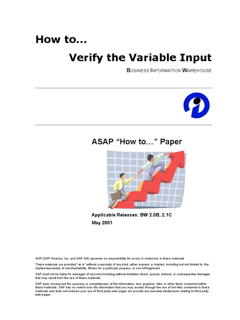 How To... Verify The Variable Input | PDF | Variable (Computer Science ...