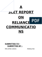 Reliance Communications Project