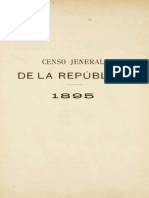 Censo Jeneral de La Republica 1895