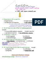 Notes and MCQs Saudia Pharmacy Exam