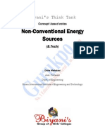 Non-Conventional Energy Sources