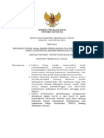 Permen Pu No 05-Prt-m-2014 Pedoman Sistem Manajemen k3 Konstruksi Bidang Pu
