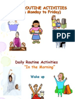 Daily Routine Activities Students