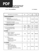 Download Bill of Materials sample by Silver Blade Tala SN240154289 doc pdf