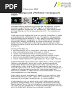 Download Silent Signal granted a Wellcome Trust Large Arts Award by Animate Projects SN240157095 doc pdf