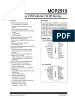 Stand-Alone CAN Controller With SPI Interface: Features Description