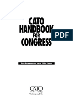 Cato Handbook Congress: Washington, D.C