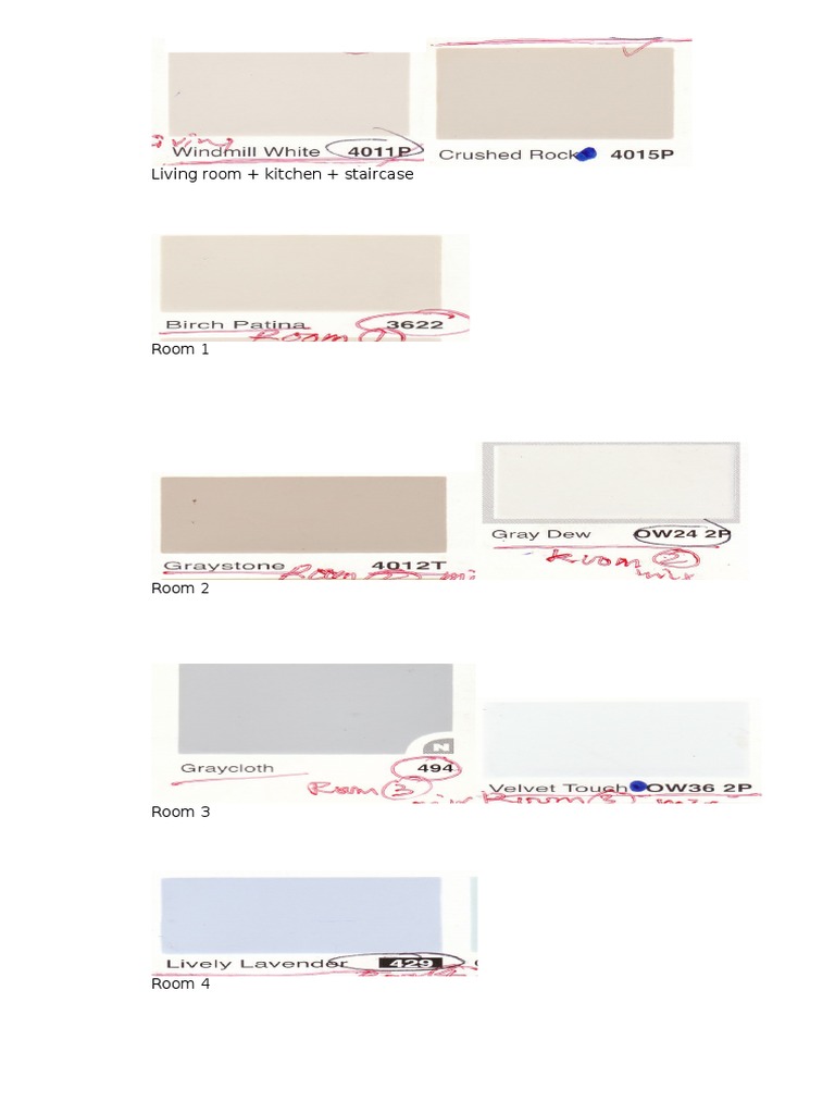 APC Colour Chart for Home Design | PDF