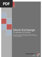 Download Stock exchange its functions and operations  by rabiasjc SN24016453 doc pdf