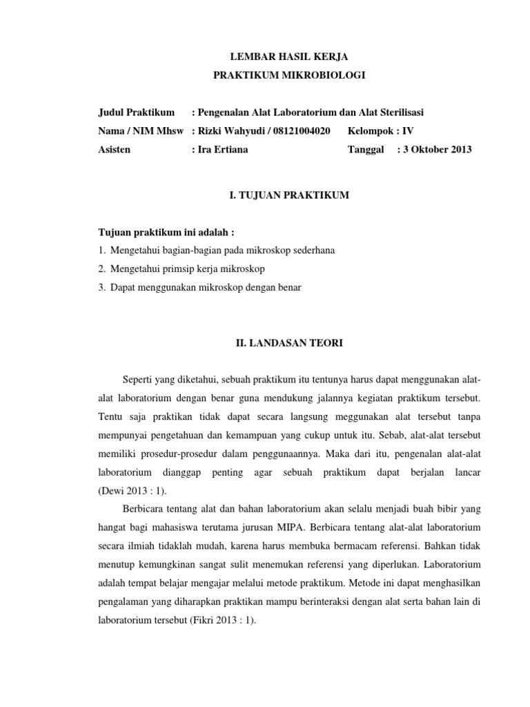 Jurnal Pengenalan Alat Dan Bahan Laboratorium Kimia Pdf