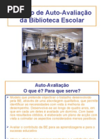 Power Point sobre modelo de auto-avaliação da BE