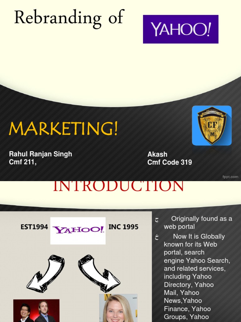 Yahoo Rebranding and Logo Redesign | PDF | Yahoo! | Logos