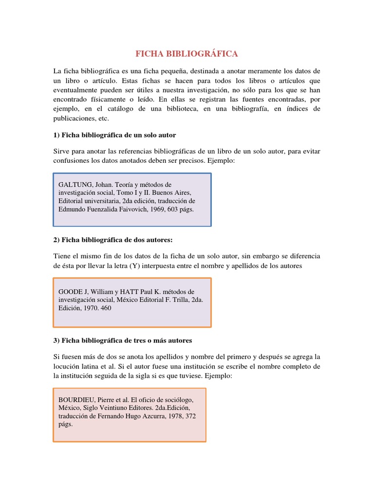 Ficha Bibliográfica