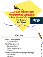 The Next Mainstream Programming Language:: A Game Developer's Perspective