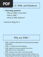 IDBE Lectures 12 - XML