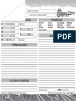 3d&t Mega City - Ficha de Personagem PDF