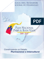 7. Plan NcionalBuen Vivir_2009-2013