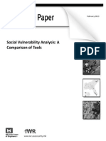 Social Vulnerability Analysis Tools