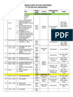 Rundown Acara Outing AAT