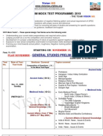 Ias Prelim Mock Test Programme: 2010: General Studies Prelim (25 Tests) : 2010