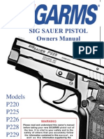 Sig Sauer Pistols Owners Manual