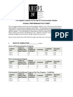 2013-perf fact sheet