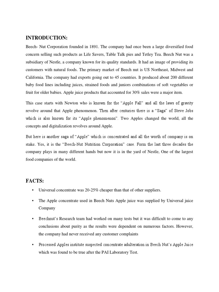 Beechnut Final PDF Juice Diet & Nutrition