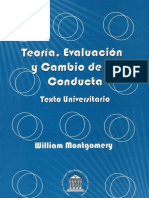 Teoría, Evaluación y Cambio de La Conducta