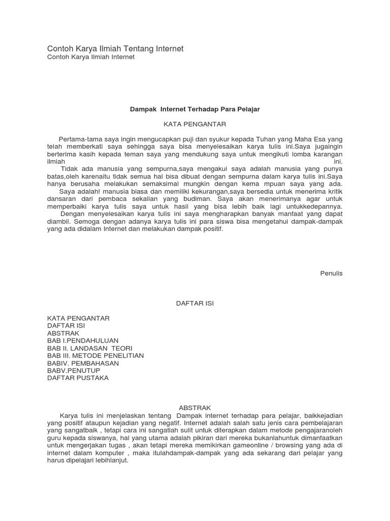 Dampak Internet bagi Pelajar | PDF | Karier & Perkembangan | Ilmu Sosial