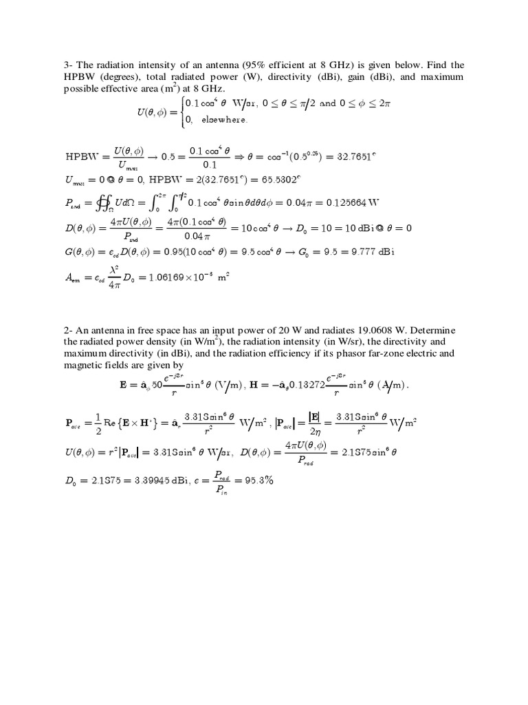 1 Basic Antenna Radio Transmission Line