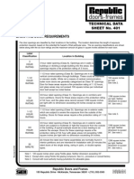 Basic Fire Door Requirements: Technical Data Sheet N - 401