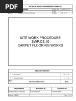 Carpet Floorring-Method Statement