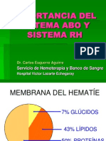 Importancia Del Sistema Abo y RH Upao 2